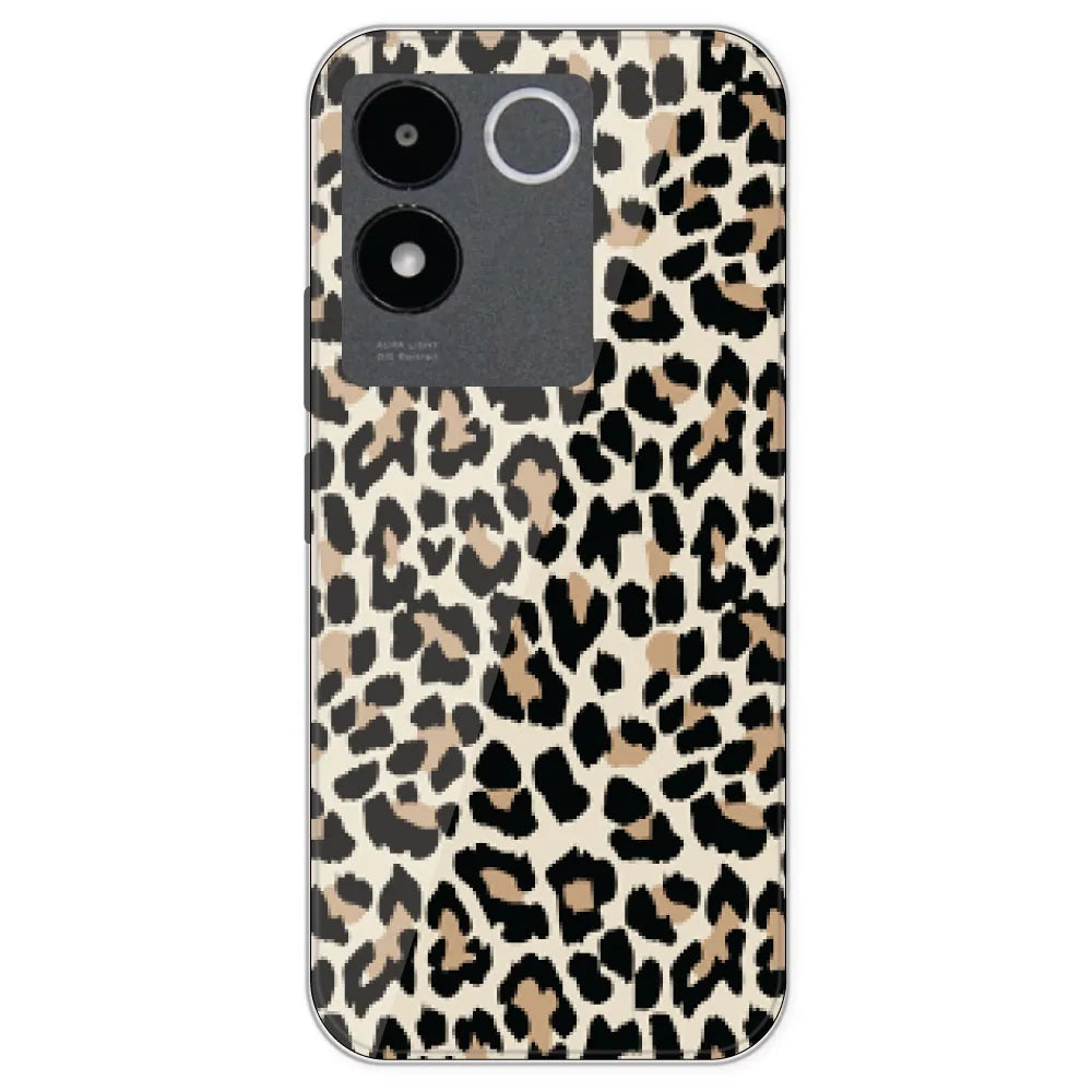 Leopard Print - Printed Silicone Case For IQOO Z7 Pro