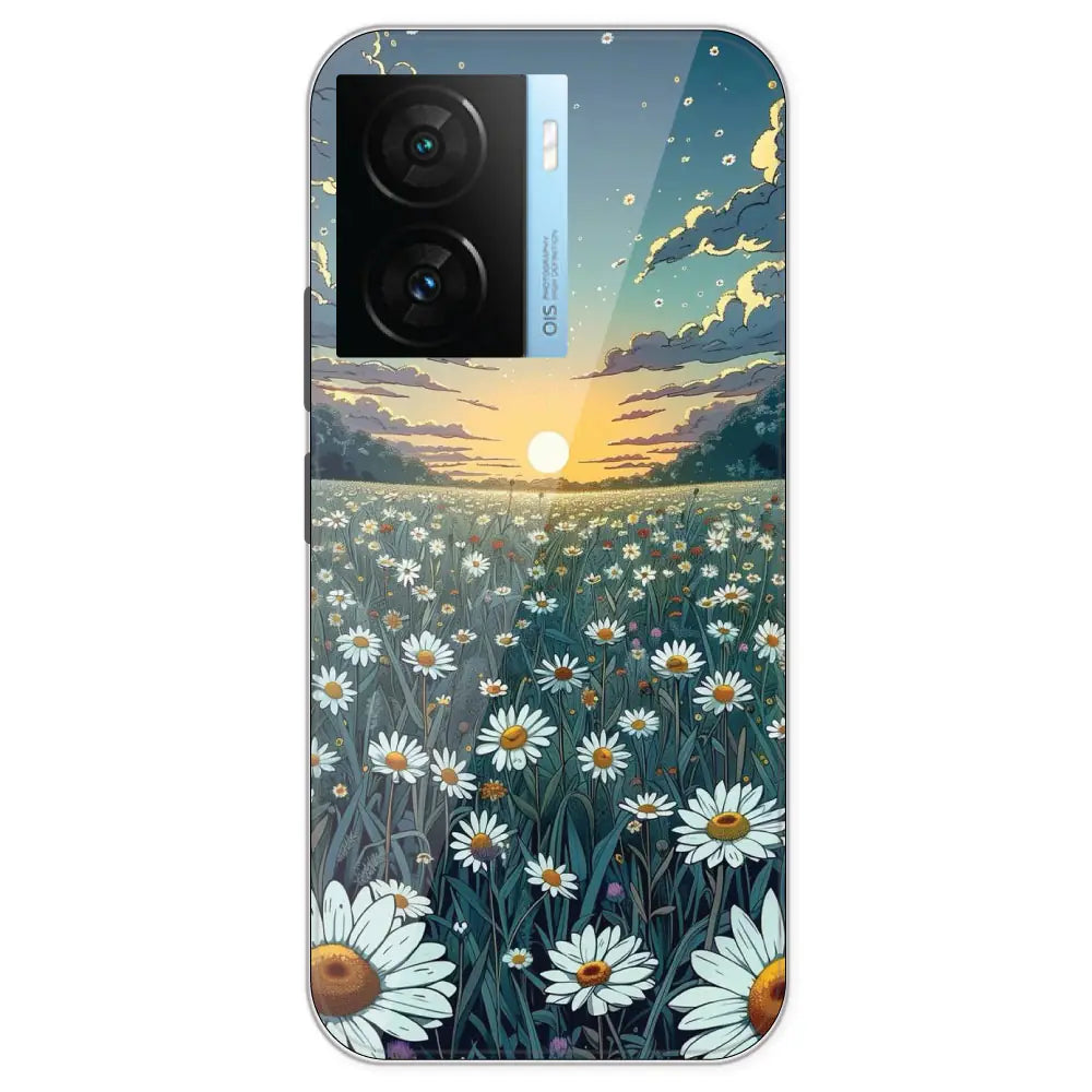 Daisy Sunset - Printed Silicone Case For IQOO Z7S