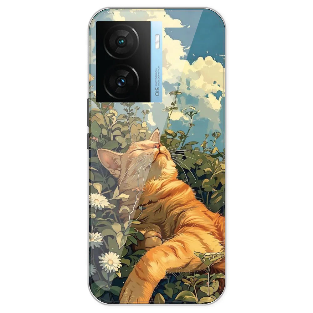 Garfield Sleeping - Printed Silicone Case For IQOO Z7S
