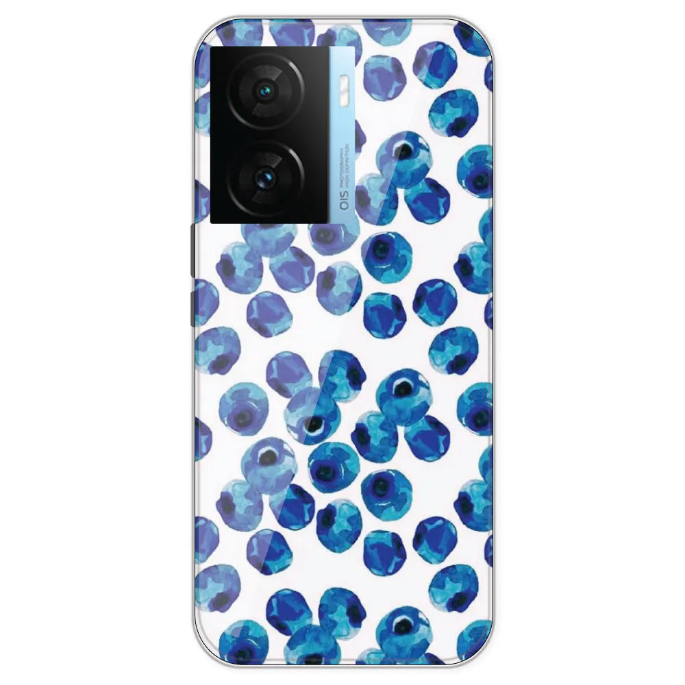 Blueberries - Printed Silicone Case For IQOO Z7S