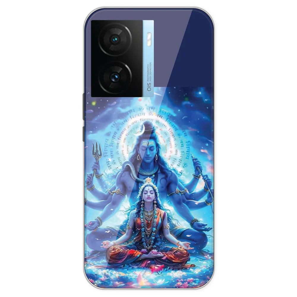 Shiv Parvati - Printed Silicone Case For IQOO Z7S