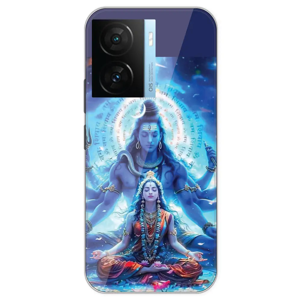 Shiv Parvati - Printed Silicone Case For IQOO Z7S