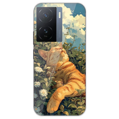 Garfield Sleeping - Printed Silicone Case For IQOO Z7
