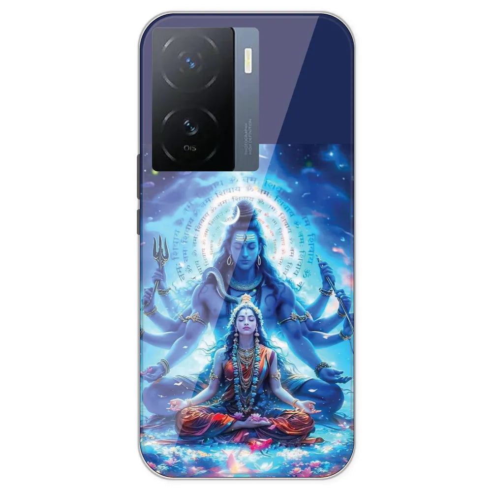 Shiv Parvati - Printed Silicone Case For IQOO Z7