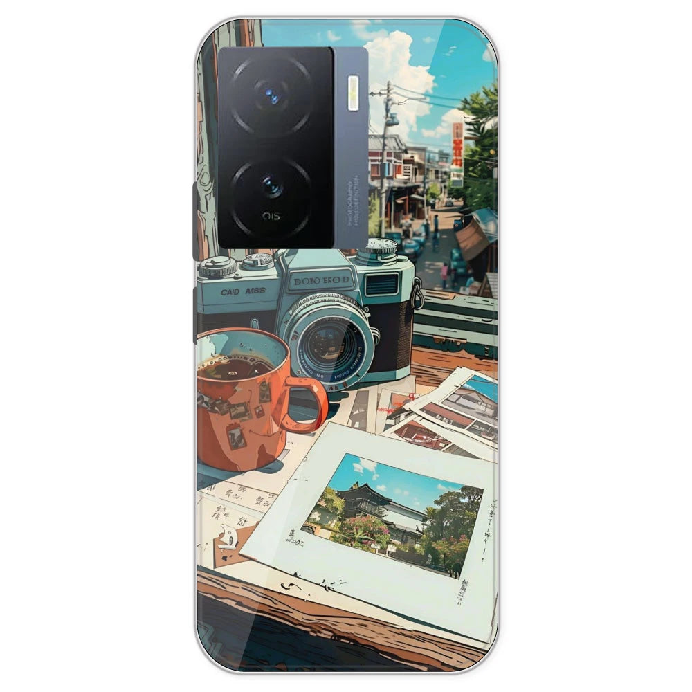 Vintage Camera - Printed Silicone Case For IQOO Z7
