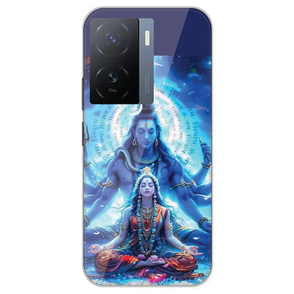 Shiv Parvati - Printed Silicone Case For IQOO Z7