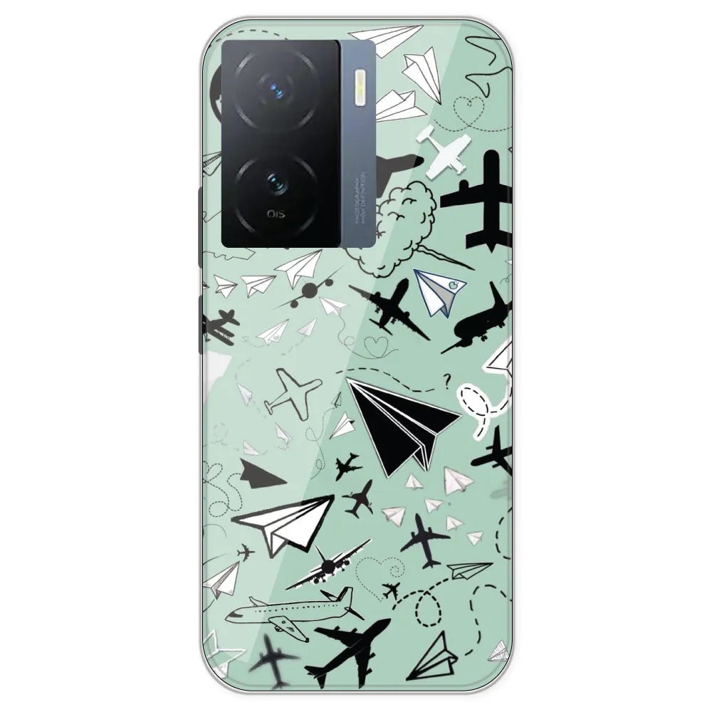Planes - Printed Silicone Case For IQOO Neo Z7