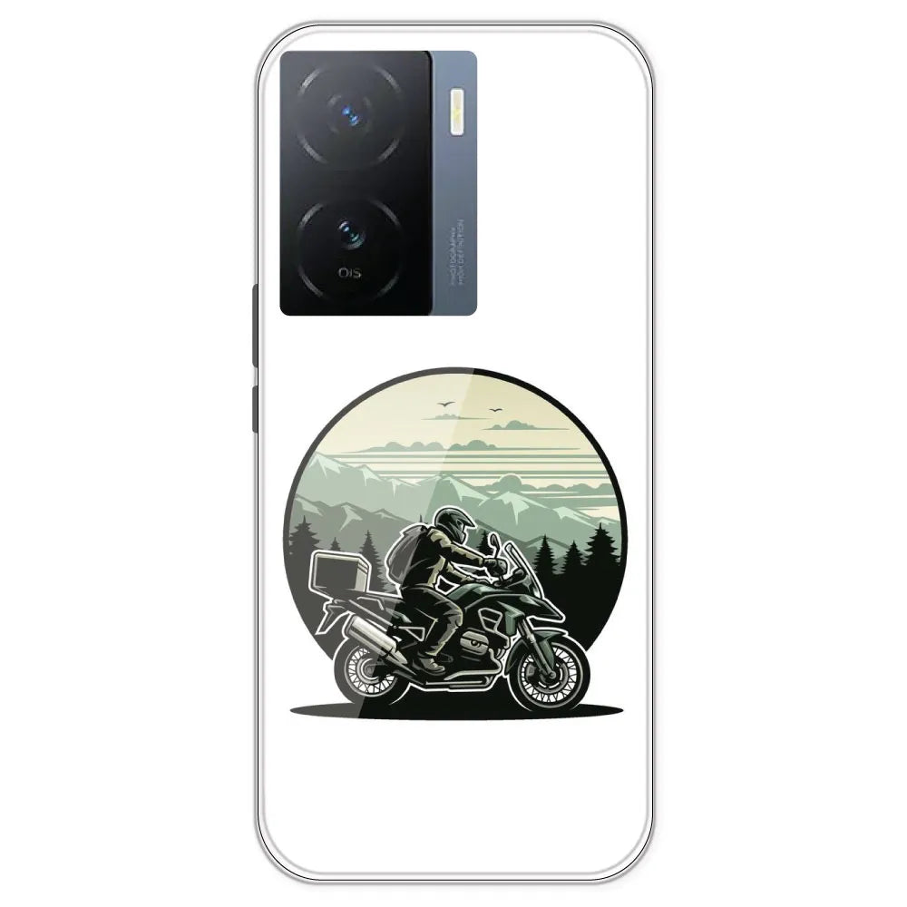 Biker - Printed Silicone Case For IQOO Z7