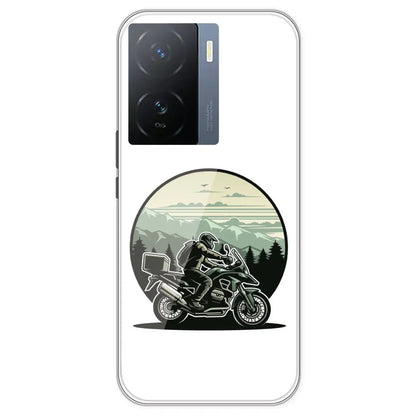 Biker - Printed Silicone Case For IQOO Z7