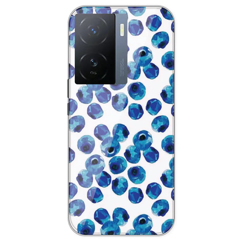 Blueberries - Printed Silicone Case For IQOO Z7