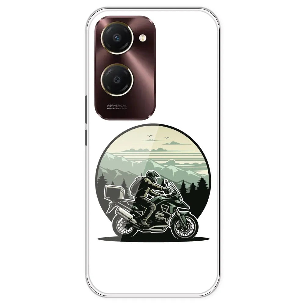 Biker - Printed Silicone Case For IQOO Z9 Lite