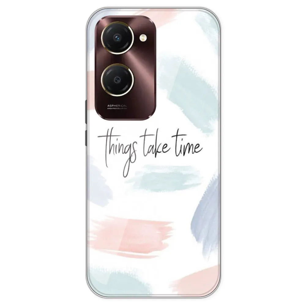 Things Take Time - Printed Silicone Case For IQOO Z9 Lite