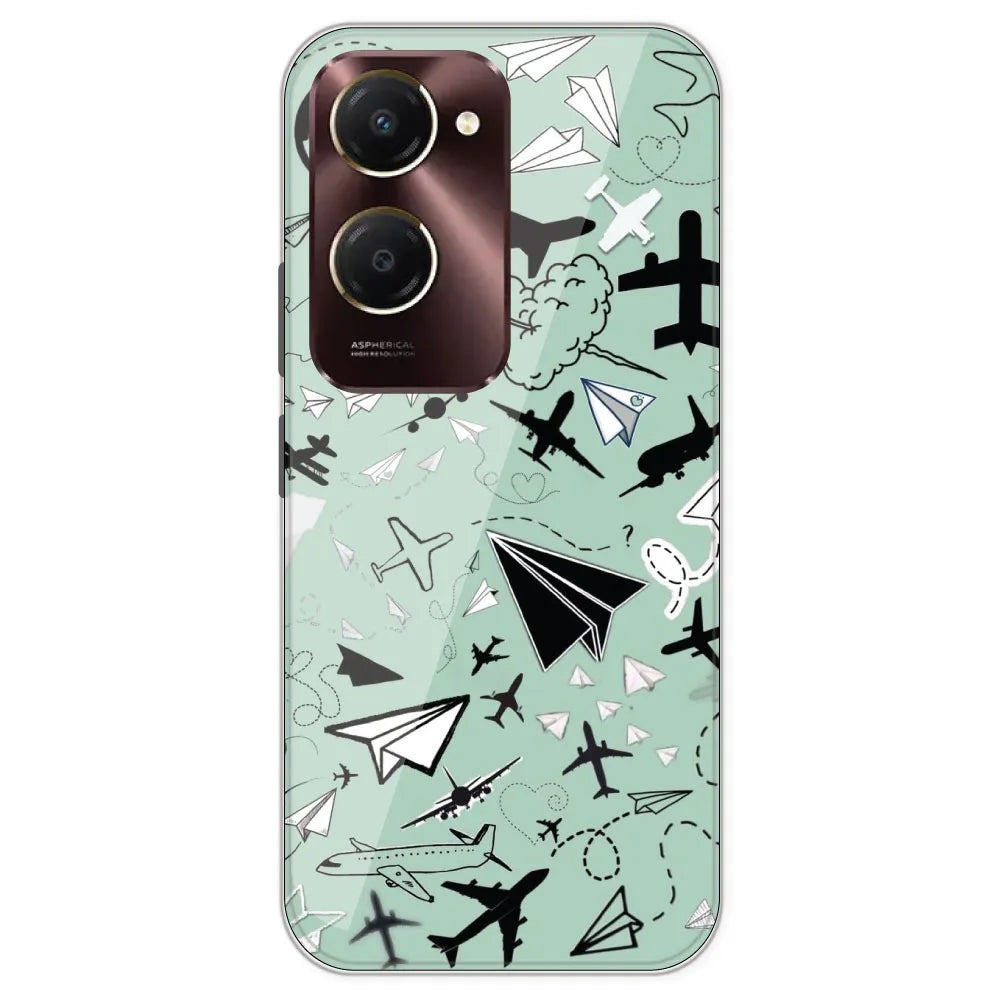 Planes - Printed Silicone Case For IQOO Neo Z9 Lite