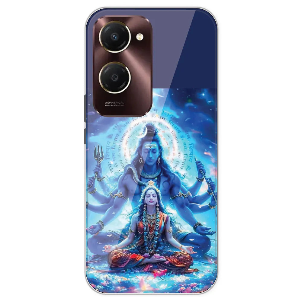 Shiv Parvati - Printed Silicone Case For IQOO Z9 Lite