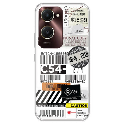 Labels - Clear Printed Silicone Case For IQOO Z9