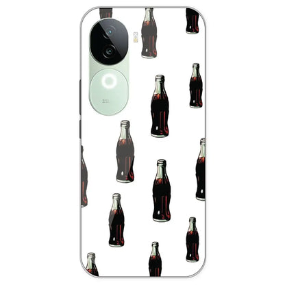 Soft Drinks - Clear Printed Silicone Case For IQOO Z9S
