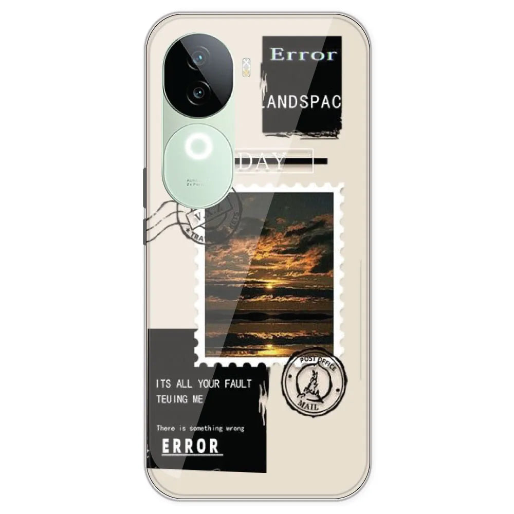 Post Card - Printed Silicone Case For IQOO Z9S