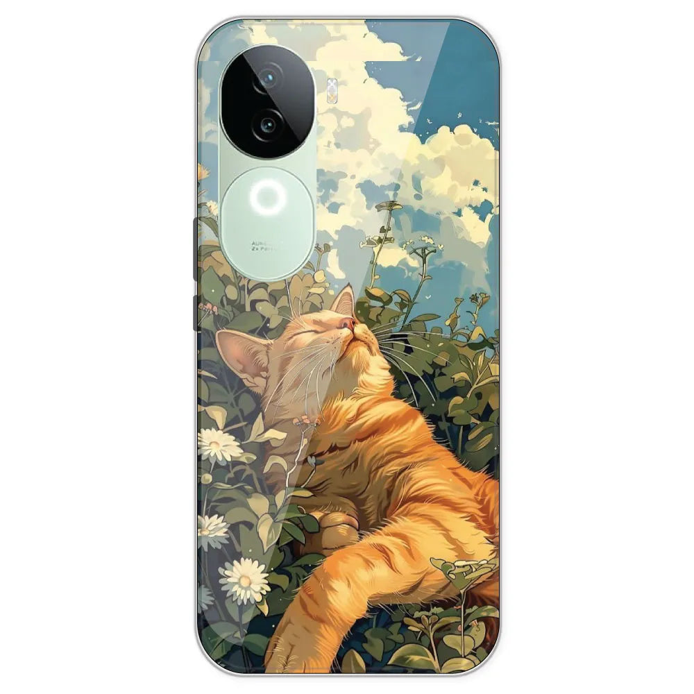 Garfield Sleeping - Printed Silicone Case For IQOO Z9S