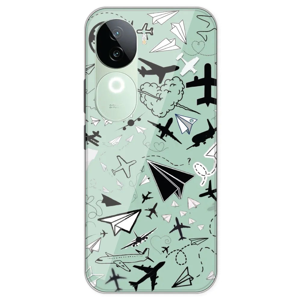 Planes - Printed Silicone Case For IQOO Neo Z9S