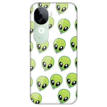 Alien - Clear Printed Silicone Case For IQOO Z9S