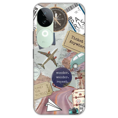 Travel Collage - Printed Silicone Case For IQOO Z9S