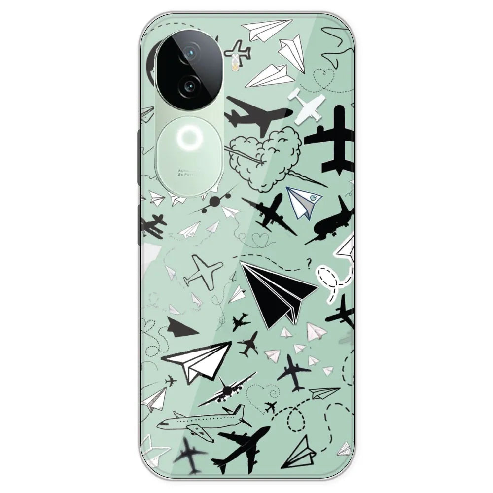 Planes - Printed Silicone Case For IQOO Z9S