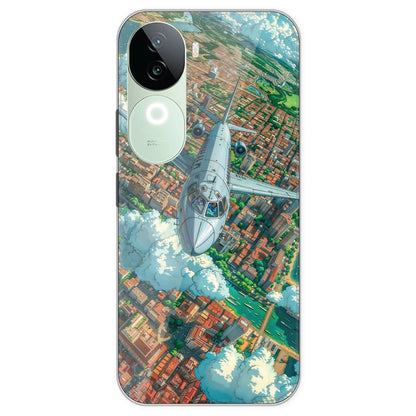 Flying Over City - Printed Silicone Case For IQOO Z9S