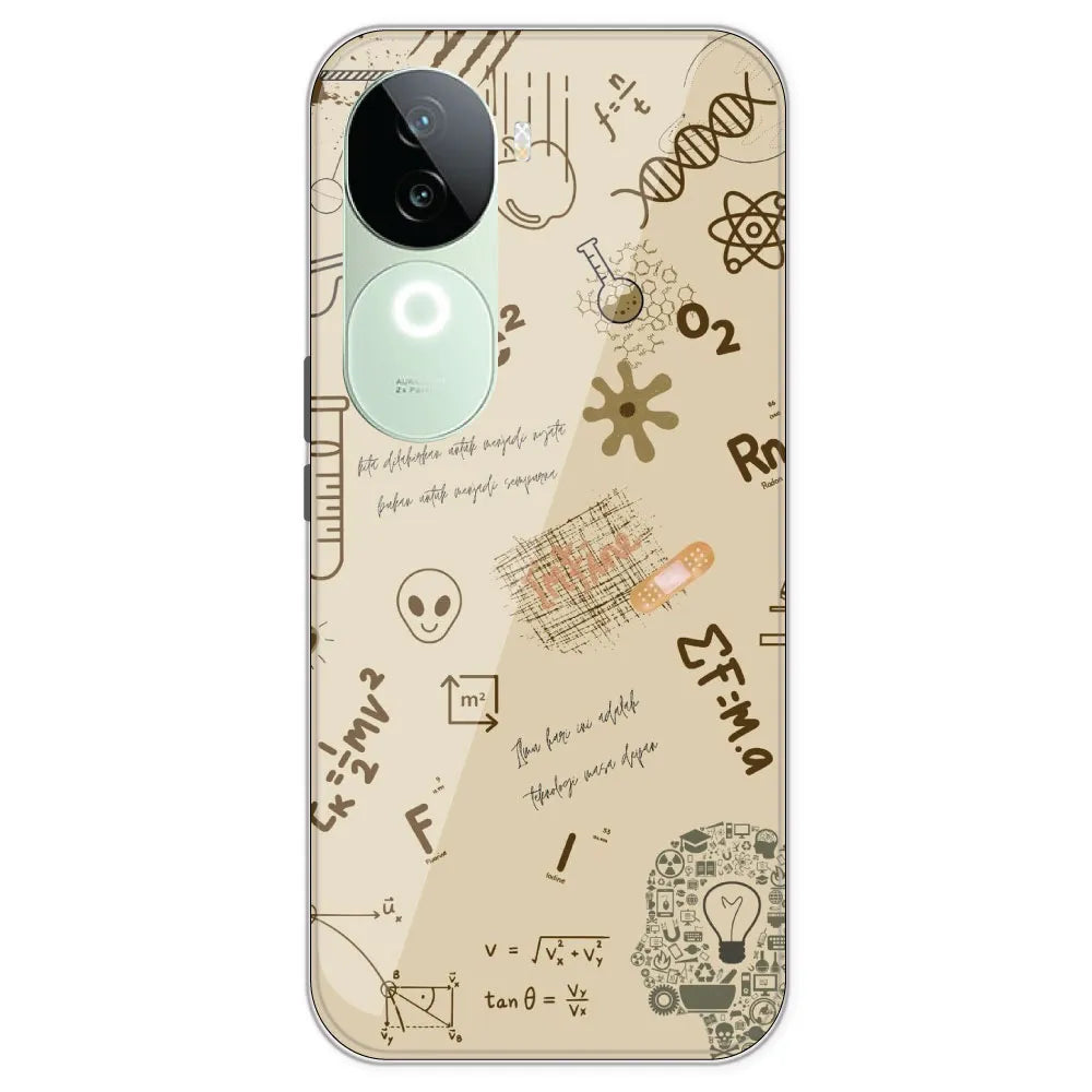 Physics Collage - Printed Silicone Case For IQOO Z9S