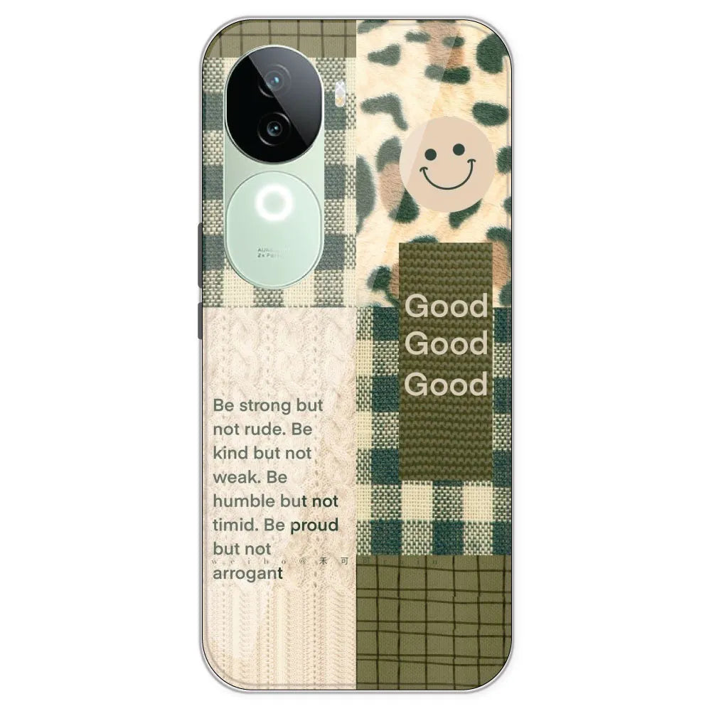 Patchwork Positivity - Printed Silicone Case For IQOO Z9S