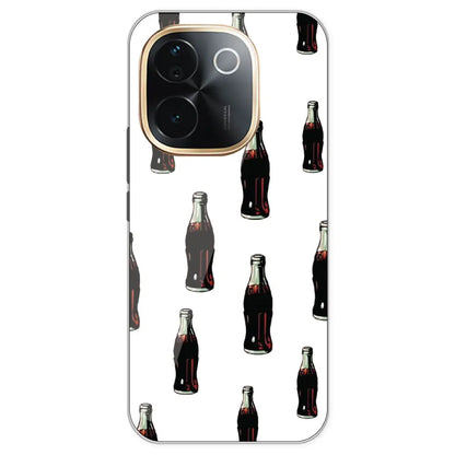 Soft Drinks - Clear Printed Silicone Case For IQOO Z9S Pro