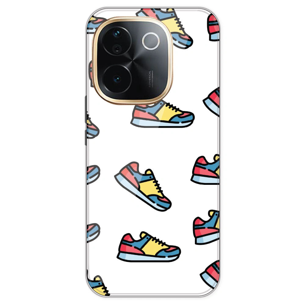 Sneakers - Clear Printed Silicone Case For IQOO Z9S Pro