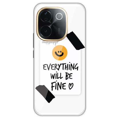Everything Will Be Fine - Clear Printed Silicone Case For IQOO Neo Z9S Pro