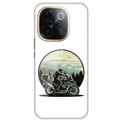 Biker - Printed Silicone Case For IQOO Z9S Pro