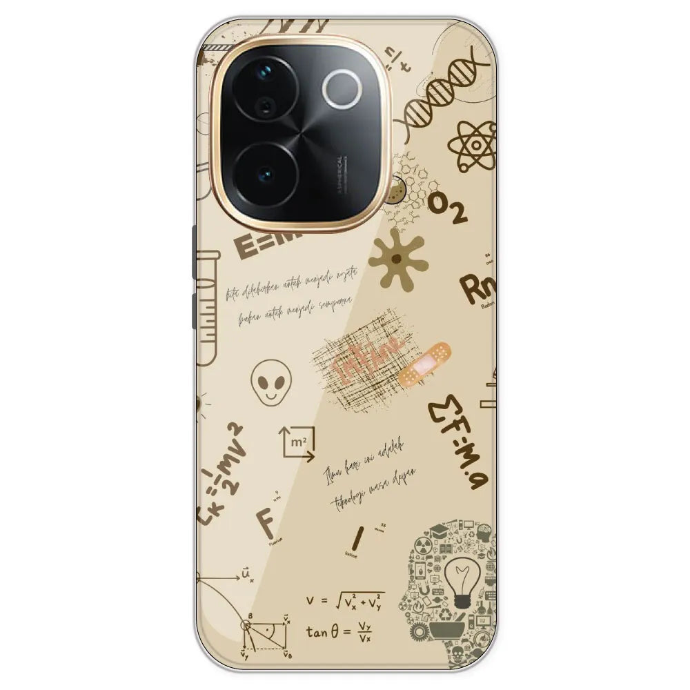 Physics Collage - Printed Silicone Case For IQOO Z9S Pro