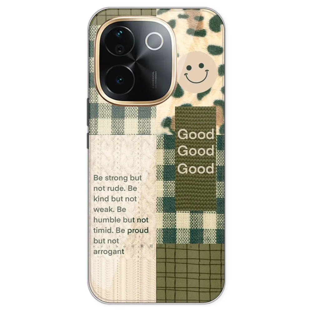 Patchwork Positivity - Printed Silicone Case For IQOO Z9S Pro