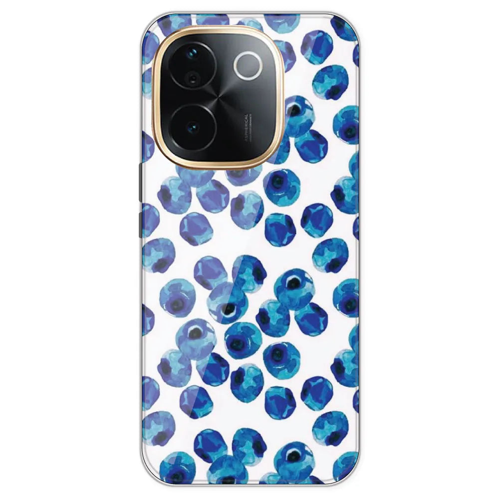 Blueberries - Printed Silicone Case For IQOO Z9S Pro
