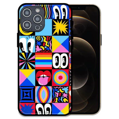 'Funky Fresh - Glossy Metal Silicone Case For Apple iPhone 12 Pro