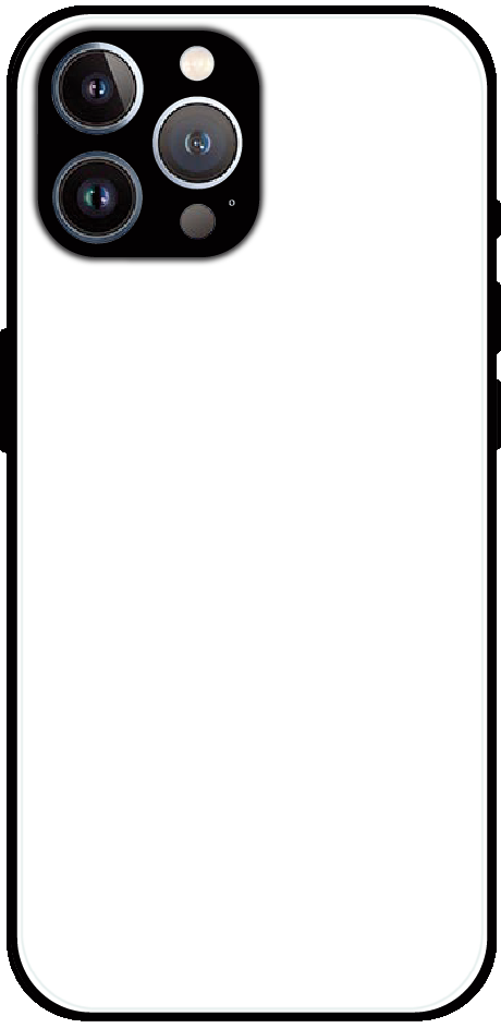 iPhone 11 Pro back cover mockup - customisable glossy metal silicone case