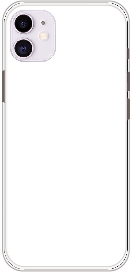 iPhone 11 back cover mockup - customisable soft silicone case