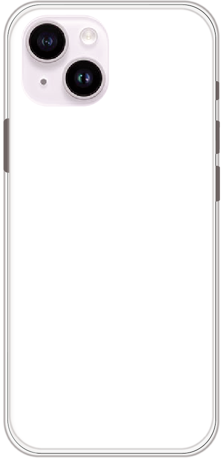 iPhone 14 back cover mockup - customisable soft silicone case