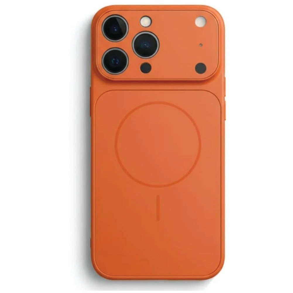 iPhone 15 Pro Max - AG Glass Converter Magsafe Case - Orange