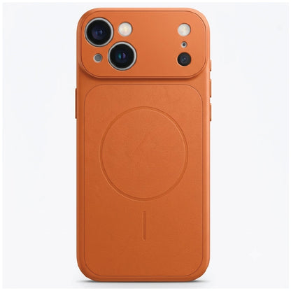 iPhone 15 Plus - AG Glass Converter Magsafe Case - Orange