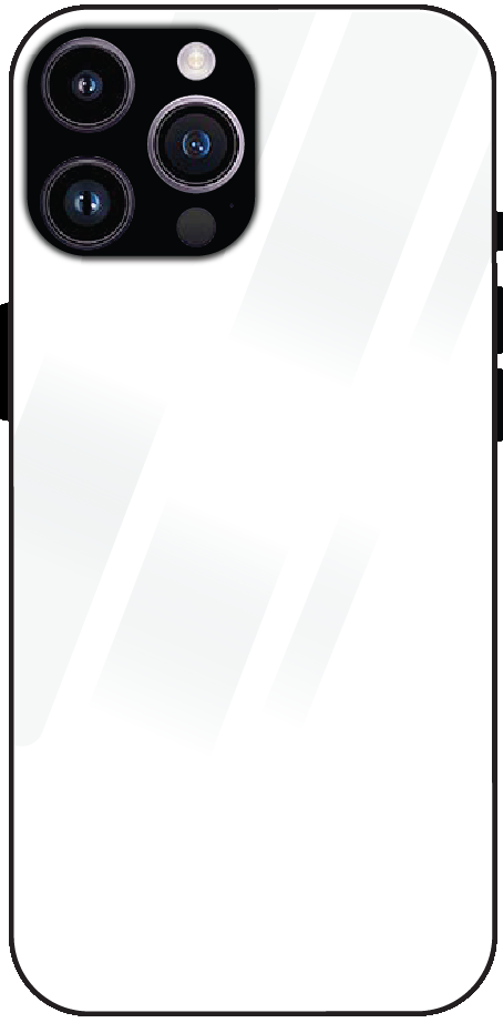 iPhone 16 Pro back cover mockup - customisable tempered glass case