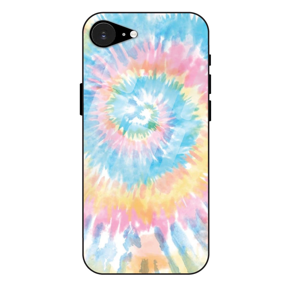 'Pastel Tie Dye - Glass Case For Apple iPhone 16e