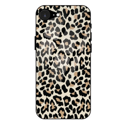 'Leopard Print - Glass Case For Apple iPhone 16e