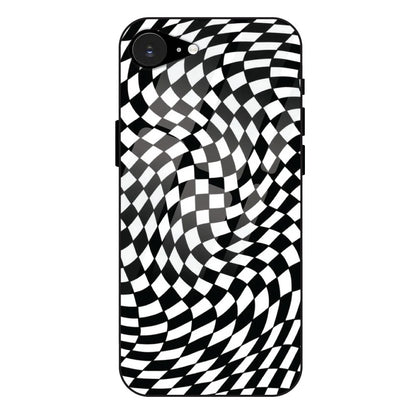 'Checks - Glass Case For Apple iPhone 16e
