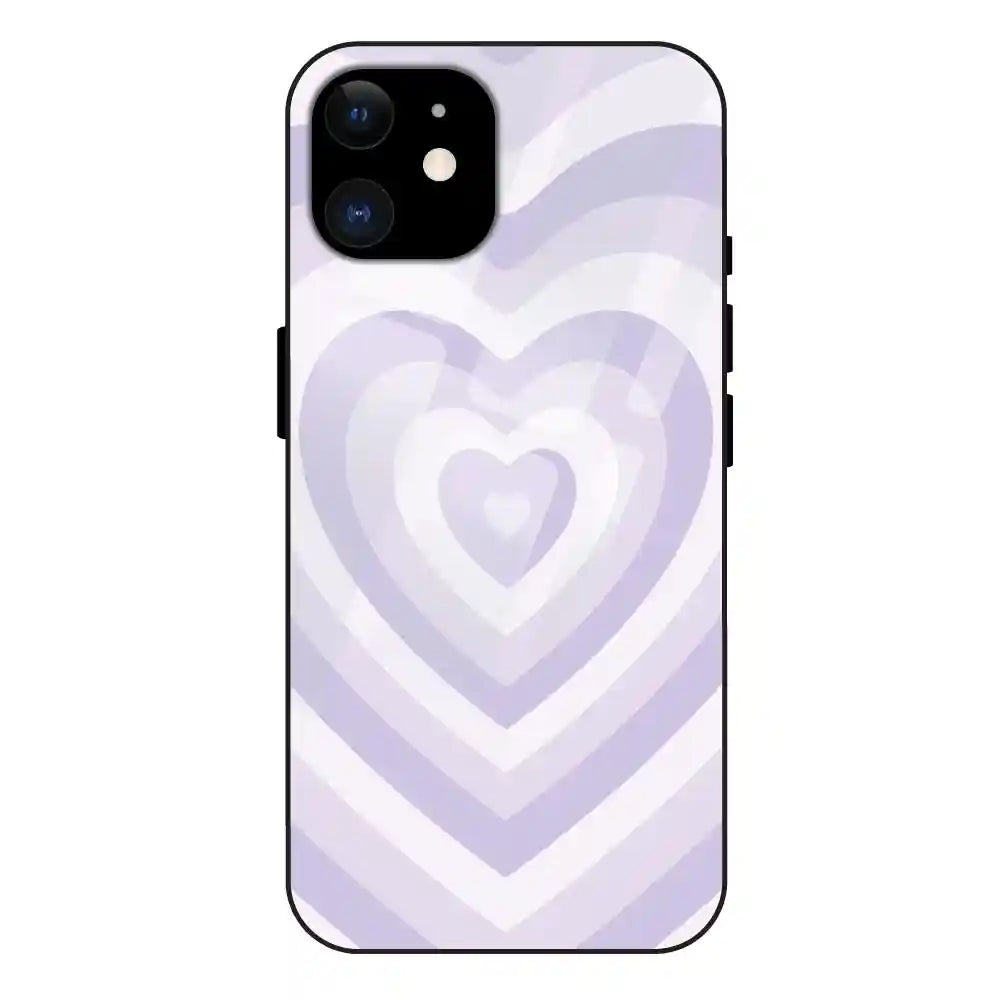 'Blue Hearts - Glass Case For Apple iPhone 11