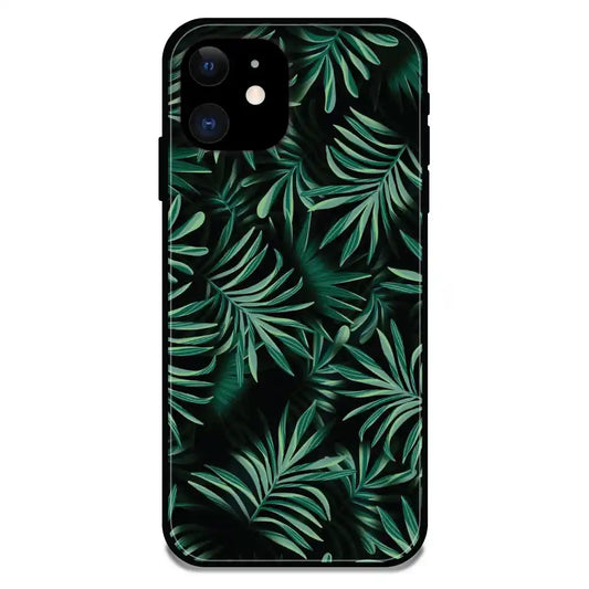'Ferns - Glossy Metal Silicone Case For Apple iPhone 11