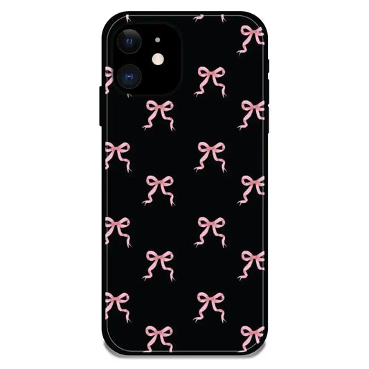 'Bow Family - Glossy Metal Silicone Case For Apple iPhone 11
