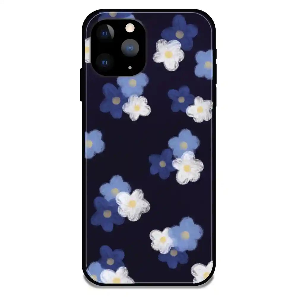 'Cute Flowers - Glossy Metal Silicone Case For Apple iPhone 11 Pro Max